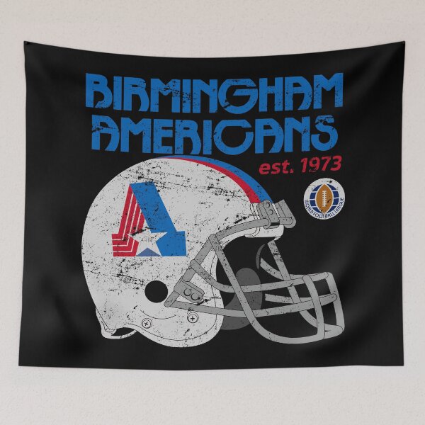 Item preview, Distressed Birmingham Americans Helmet designed and sold by TeeArcade84.