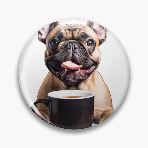 Item preview, French Bulldog Frenchie Coffee for Caffeine Lovers  designed and sold by ClawedCreations.