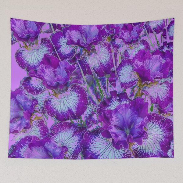 Item preview, LILAC PURPLE SIBERIAN IRIS FLOWERS GARDEN ART designed and sold by sharlesart.