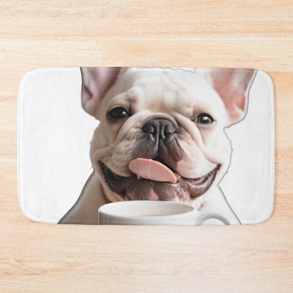 Item preview, French Bulldog Frenchie and Coffee for Caffeine Lovers  designed and sold by ClawedCreations.
