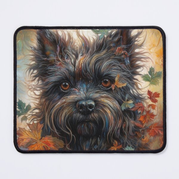 Item preview, Affenpinscher Floral Dog Art 5 designed and sold by DiatomDesigns.