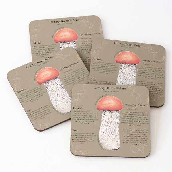 Item preview, Orange Birch Bolete - Leccinum Versipelle  designed and sold by ArcaneHearth.
