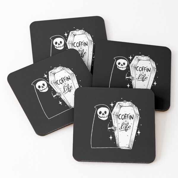 Item preview, Coffin is life designed and sold by PopcornpunkART.