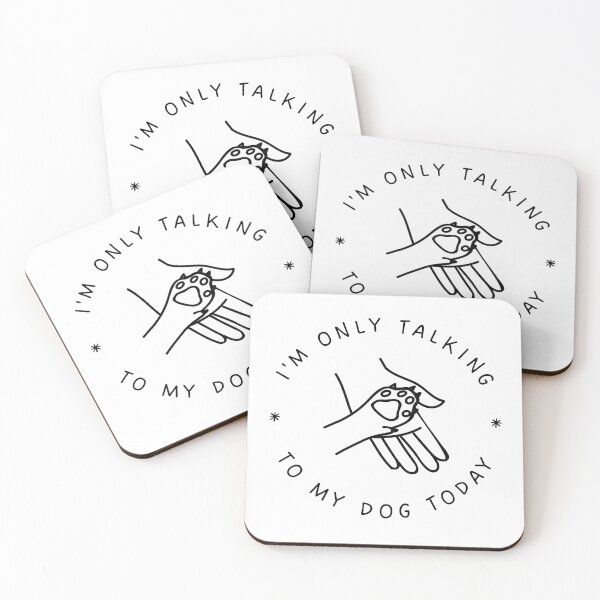Item preview, I'm Only Talking to My Dog Today Dog Lover Gift designed and sold by SaritasShop.
