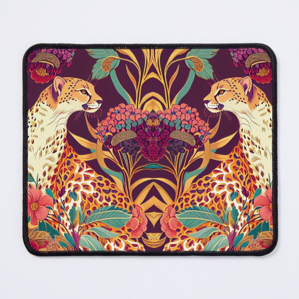 Item preview, Cheetah and flowers Pattern designed and sold by zoldi.