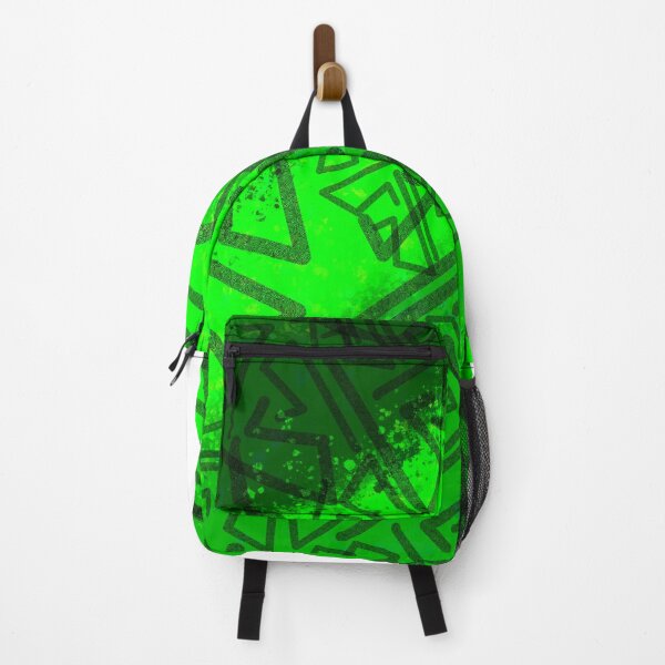 Item preview, Green Spray Paint Black & White Urban Street Graffiti Linear Pattern designed and sold by that5280lady.