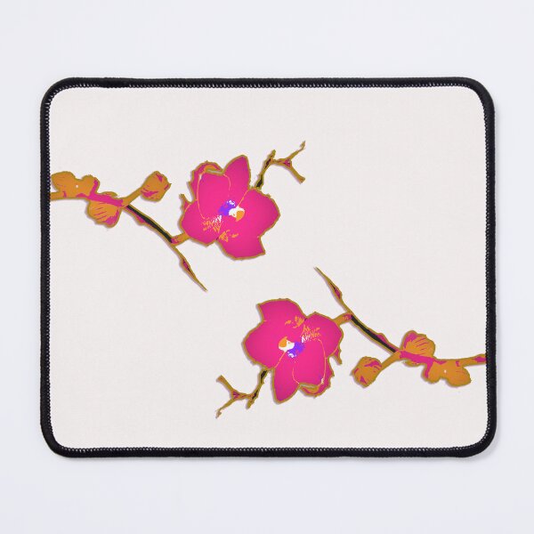 Item preview, Orchids on pink chalk designed and sold by efgracearts.