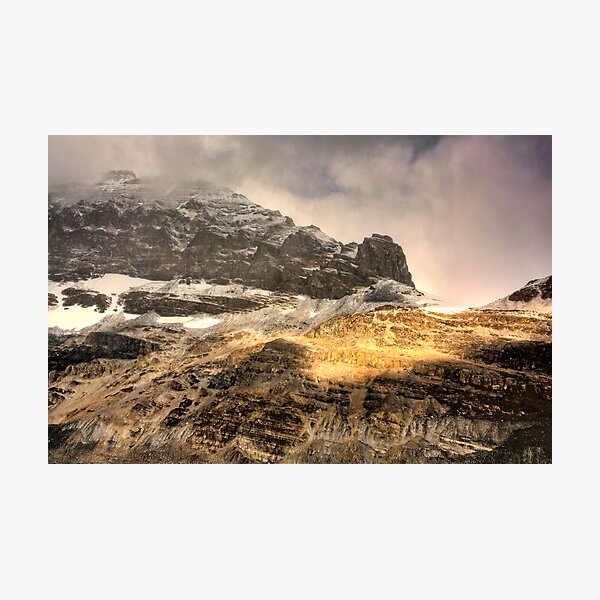Athabasca Golden Peaks Photographic Print