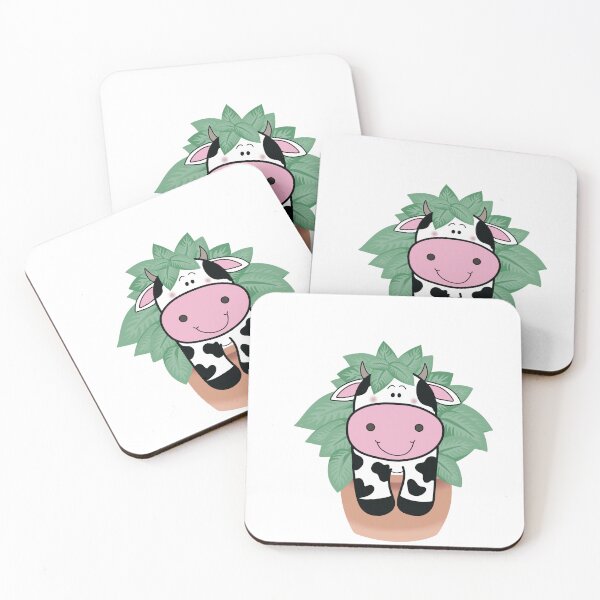 Item preview, Cow in planter designed and sold by trippyzipp.