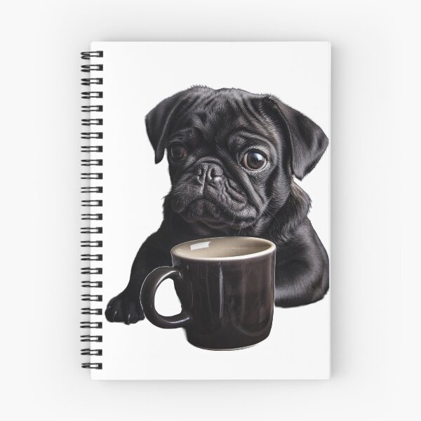 Item preview, Pug and Coffee for Caffeine Lovers  designed and sold by ClawedCreations.