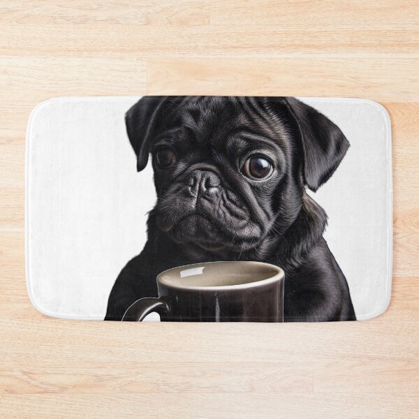 Item preview, Pug and Coffee for Caffeine Lovers  designed and sold by ClawedCreations.