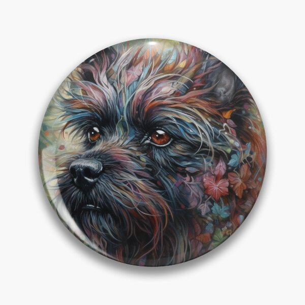 Item preview, Affenpinscher Floral Dog Art 6 designed and sold by DiatomDesigns.