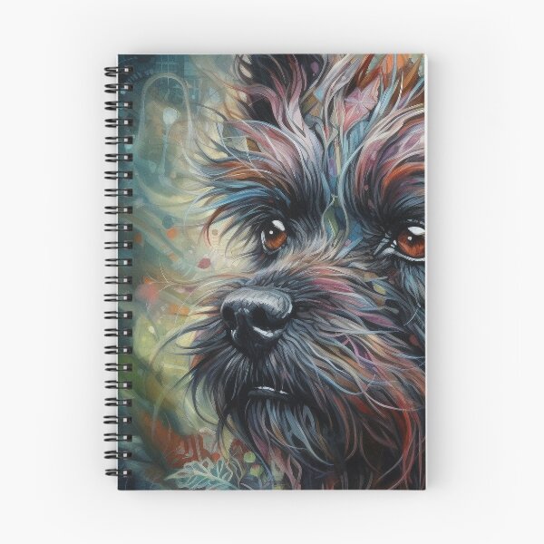Item preview, Affenpinscher Floral Dog Art 6 designed and sold by DiatomDesigns.