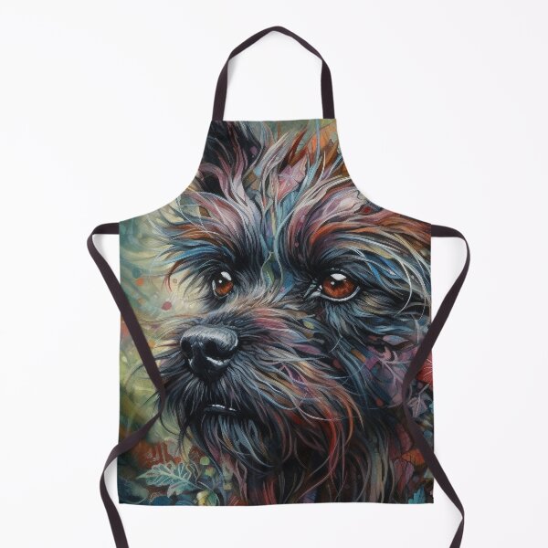 Item preview, Affenpinscher Floral Dog Art 6 designed and sold by DiatomDesigns.