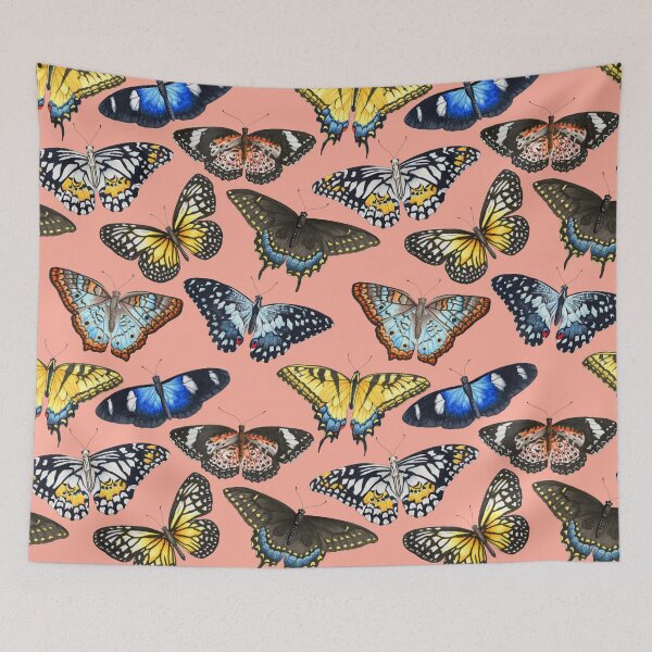 Item preview, Butterflies - Peach designed and sold by Elizabeth Weglein.