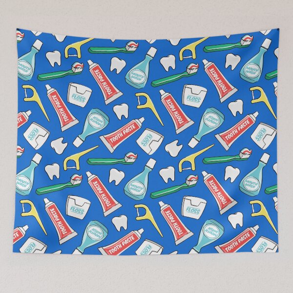 Item preview, dental hygiene - blue designed and sold by littlearrow.
