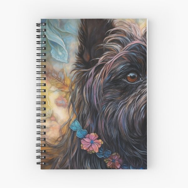 Item preview, Affenpinscher Floral Dog Art 7 designed and sold by DiatomDesigns.