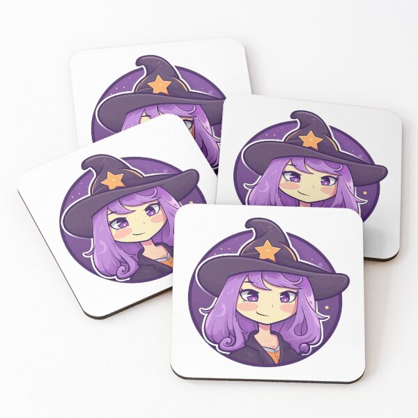 Item preview, Pretty Purple-Haired Witch designed and sold by CraftyManiac.