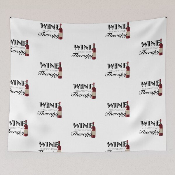 Item preview, Wine Cheaper Than Therapy designed and sold by onceproject.