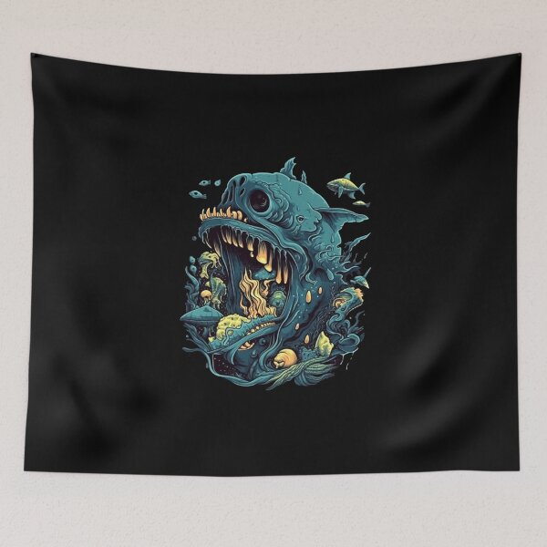 Item preview, Deep Sea Fish (Horror Design) designed and sold by DankMatter69420.