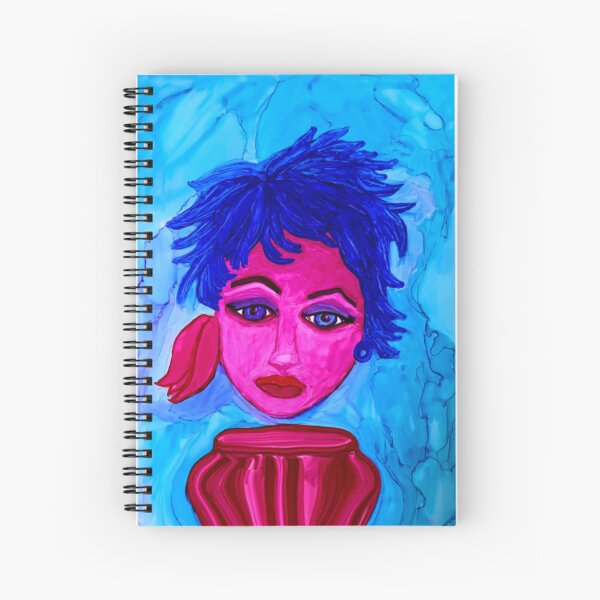 Pink Lady of the Djinn Spiral Notebook