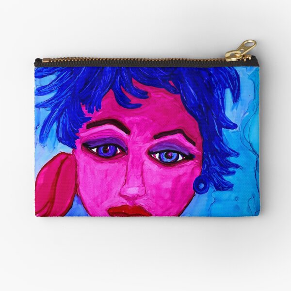 Pink Lady of the Djinn Zipper Pouch