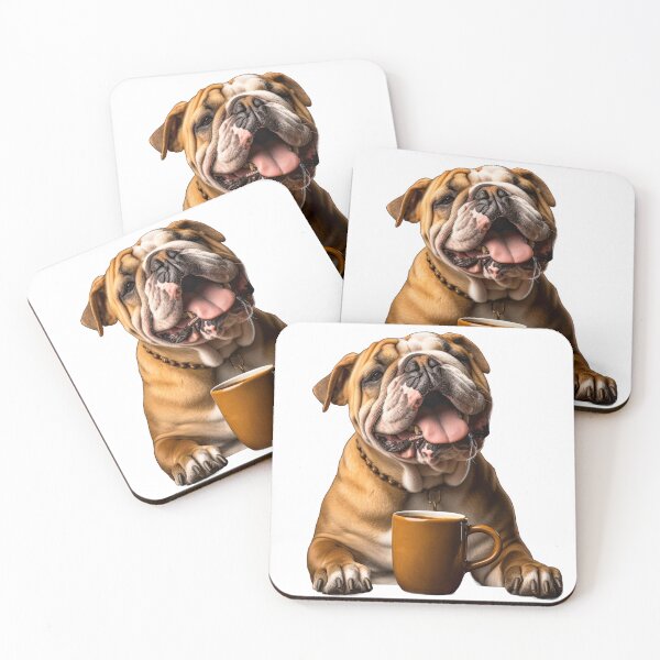 Item preview, Alano Español Café Bulldog Español para amantes de la cafeína designed and sold by ClawedCreations.