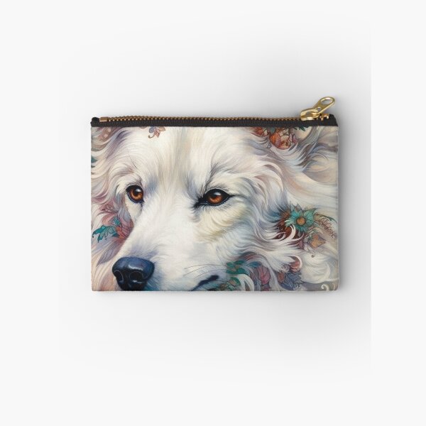 Item preview, Tribal American Eskimo Dog Pop Art 3 designed and sold by DiatomDesigns.
