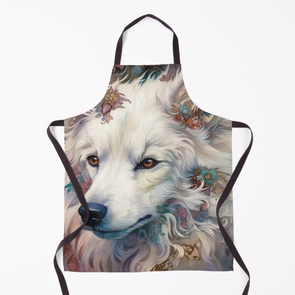 Item preview, Tribal American Eskimo Dog Pop Art 3 designed and sold by DiatomDesigns.