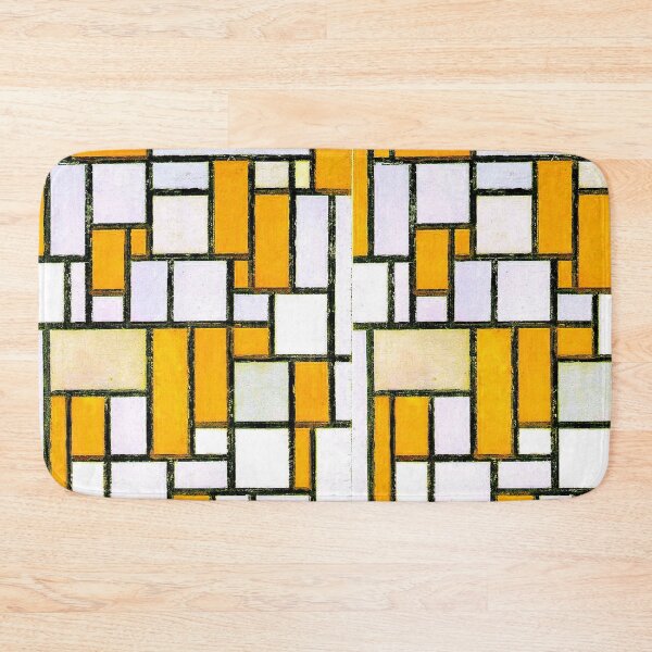 Item preview, Composition with Gray and Light Brown - Piet Mondrian designed and sold by SimpleJoyStyle.