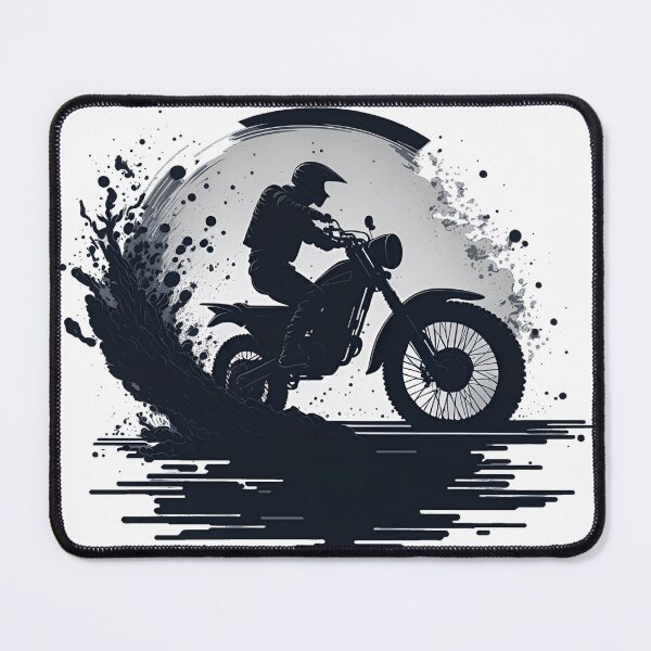 Item preview, Motorcycle Motocross X Silhouette Black Vector #3 designed and sold by rockyRG.
