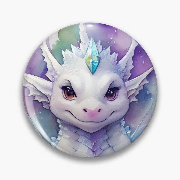 Item preview, Stalwart and Confident Baby Purple Lilac Dragon In A Crystal Cave Cute Adorable Naughty and Cheeky  designed and sold by CGSGraphics.