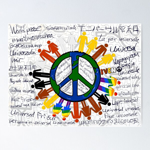Peace Of World, Painting by Sanjay Punekar | Artmajeur