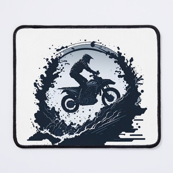 Item preview, Motorcycle Motocross X Silhouette Black Vector #7 designed and sold by rockyRG.