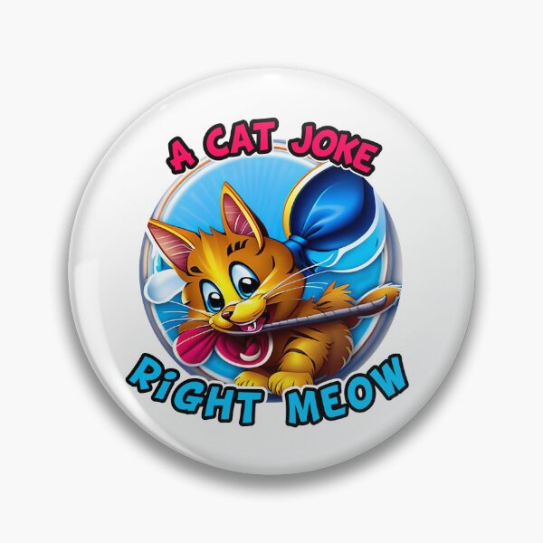 Item preview, A cat joke, right meow designed and sold by BitplaneDesigns.