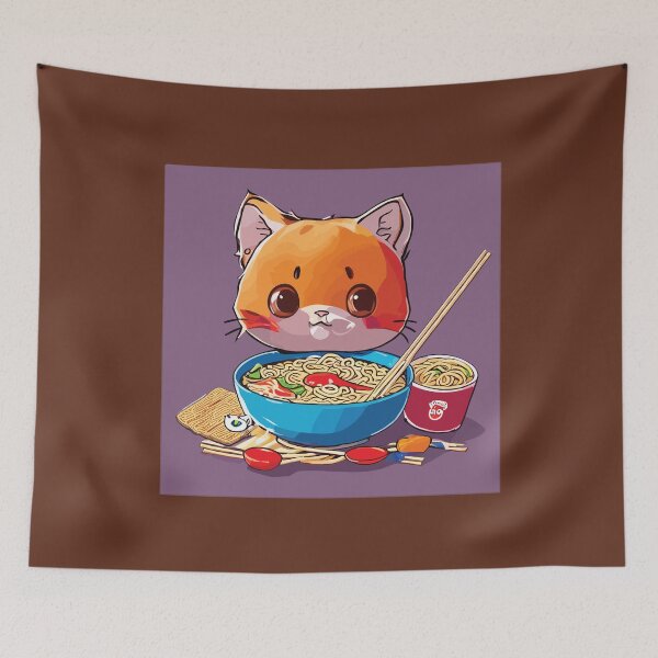 Item preview, Noodle Cat 2 designed and sold by FiaFiaPress.