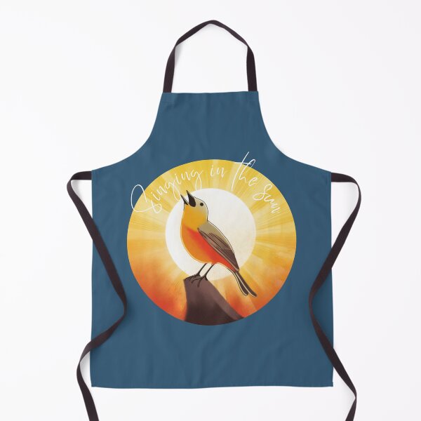 Item preview, Singing in the Sun Bird in Sunrays (light colored text) designed and sold by Step, Repeat.