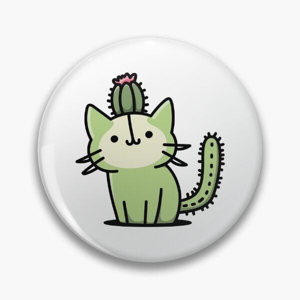 Item preview, Prickles the Cat Cactus designed and sold by grewathing.