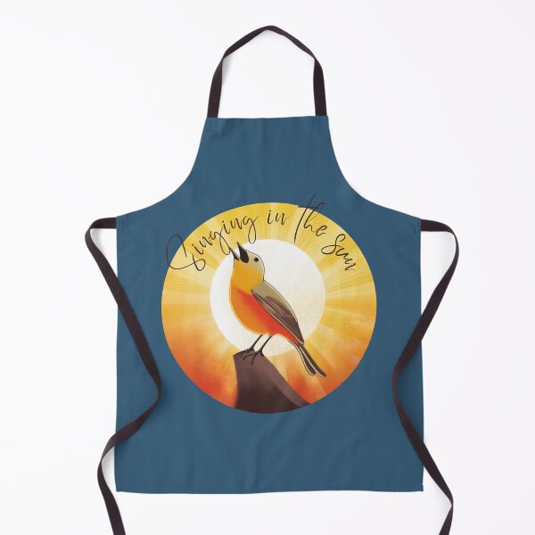 Item preview, Singing in the Sun Bird in Sunrays (dark colored text) designed and sold by Step, Repeat.