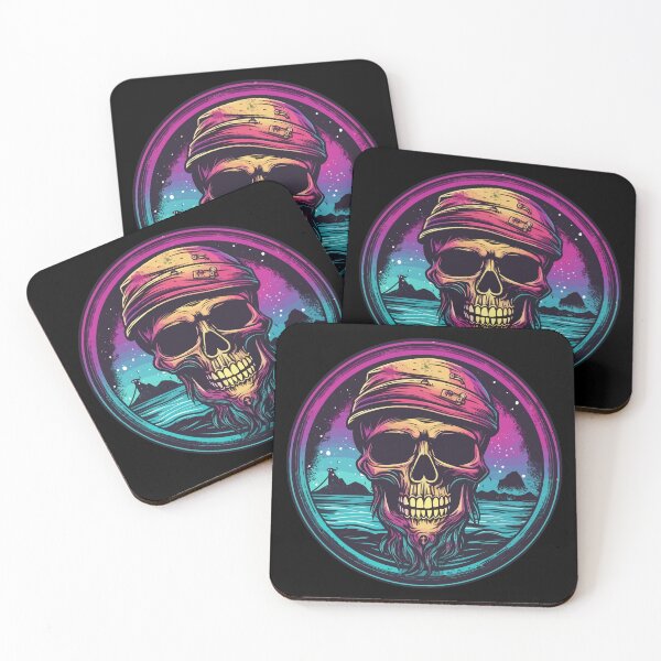 Item preview, A skull wearing a bandana vector illustration designed and sold by Maycon Arts.