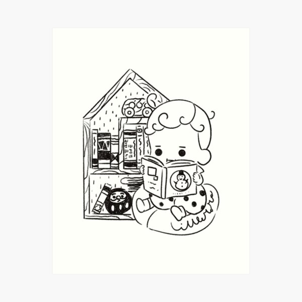 Item preview, Book corner / 閱讀角 （線條）- littlemomo designed and sold by bluelylam.