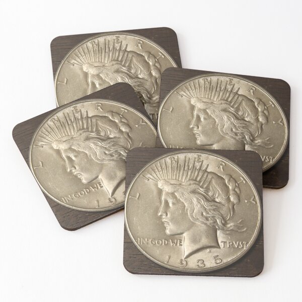 Item preview, 1935 S Peace Dollar  designed and sold by coinsxcrochet.