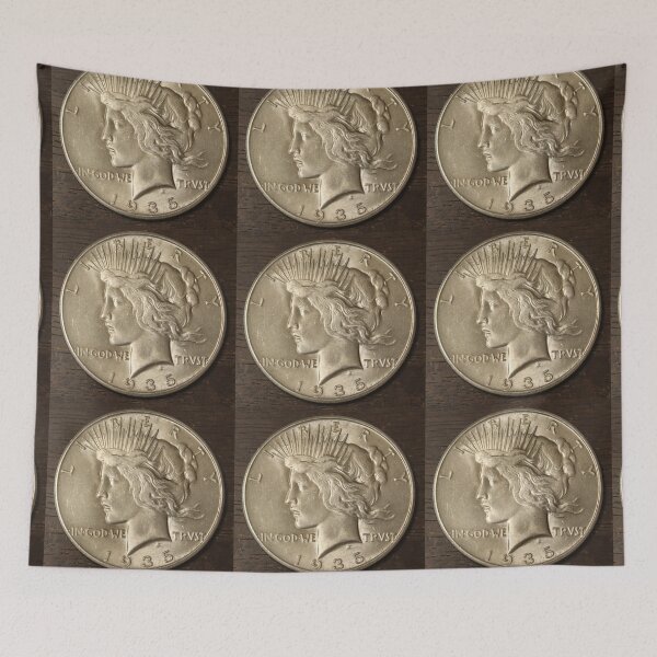 Item preview, 1935 S Peace Dollar  designed and sold by coinsxcrochet.