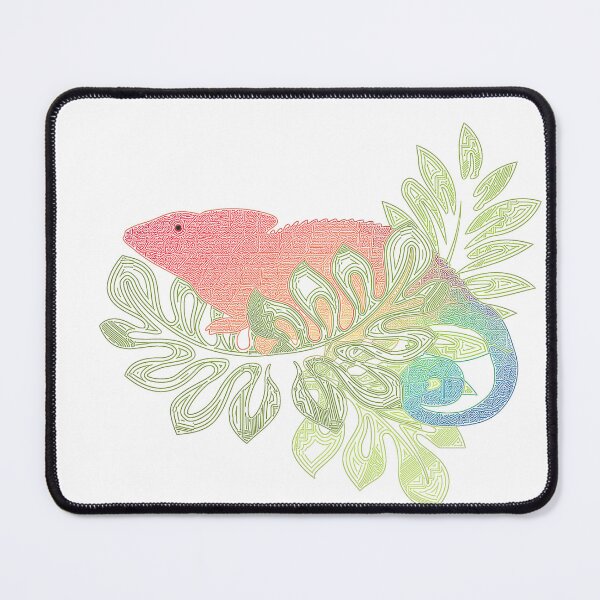 Item preview, Chameleon Line Drawing Art Design designed and sold by Heathermarie321.