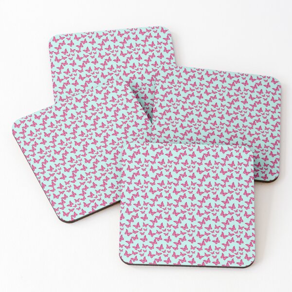 Item preview, Purple Butterflies on Light Blue Background designed and sold by Aaron2610.