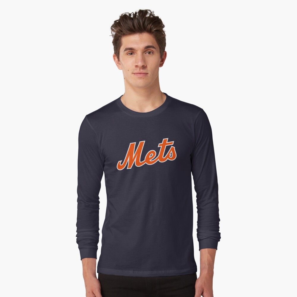 New York Mets MLB Majestic Men's Big & Tall Grey Short Sleeve T-Shirt