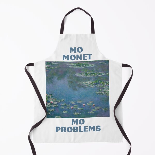 Item preview, Claude Monet Water Lilies Notorious B.I.G. Mo Money Mo Problems Impressionist funny art designed and sold by MasterpieceMash.