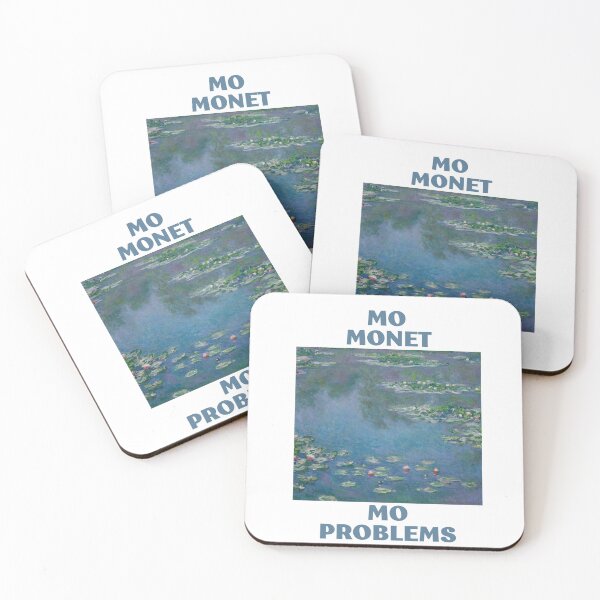 Item preview, Claude Monet Water Lilies Notorious B.I.G. Mo Money Mo Problems Impressionist funny art designed and sold by MasterpieceMash.