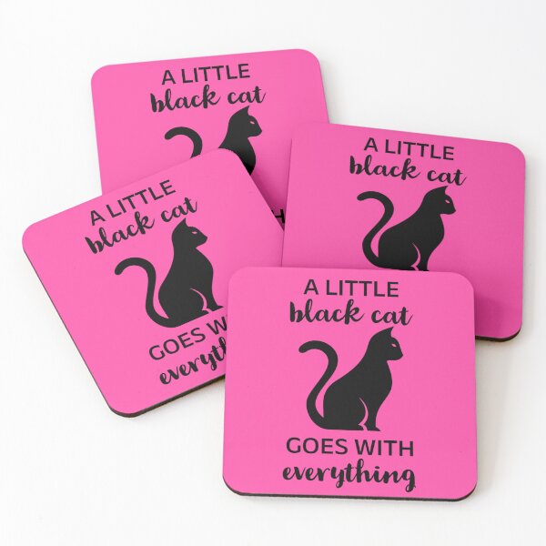 Item preview, A Little Black Cat Goes With Everything designed and sold by MannyShop.