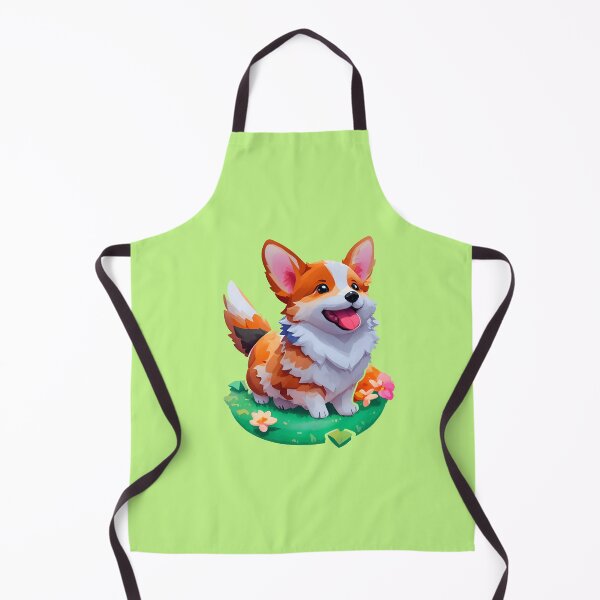 Item preview, Smiling kawaii corgi designed and sold by VintageVib.